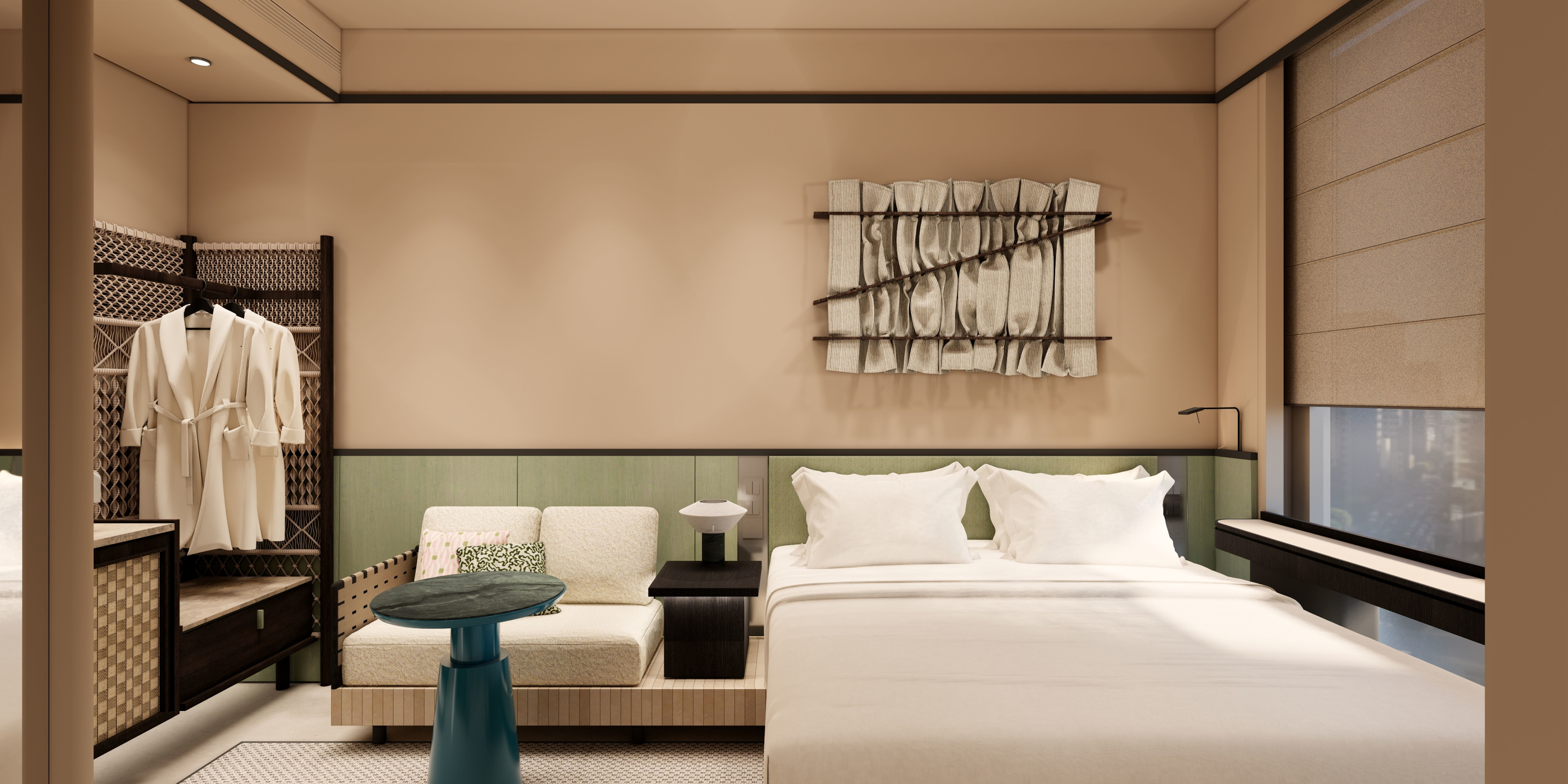 上海陆家嘴银鼎希尔顿欢朋-海派意境 × Art Deco gallery image